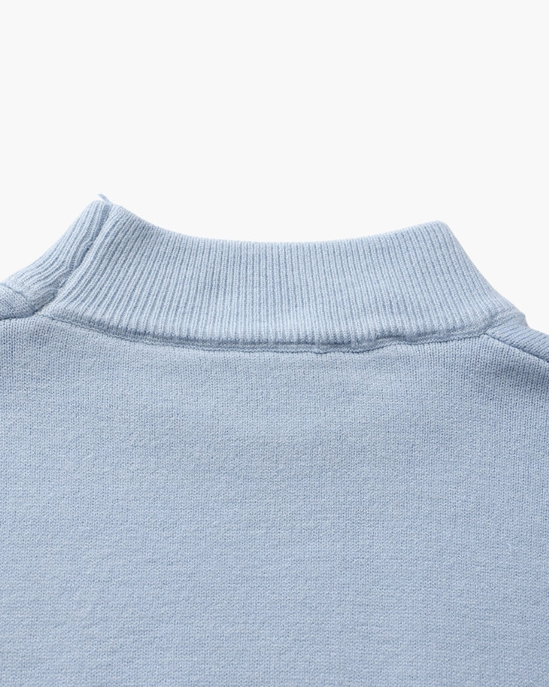 Cozy Ribbed Mock-Neck Sweater - Essential Wardrobe Staple
