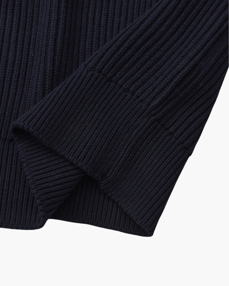Cozy Rib Knit Crewneck Sweater