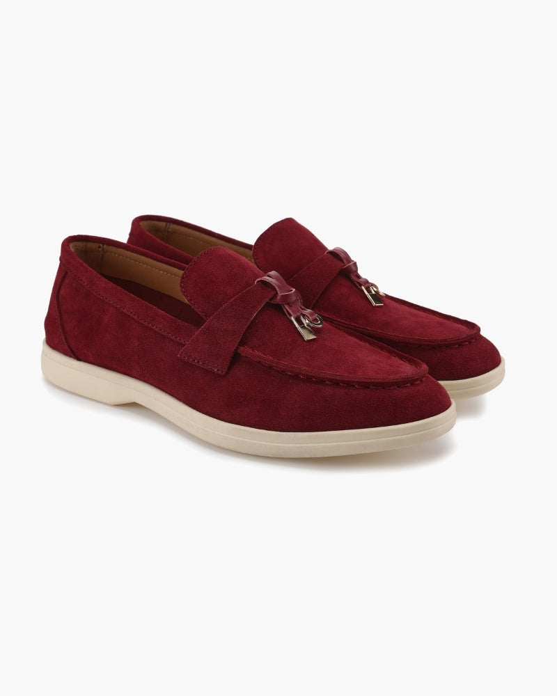 Old Money Suede Loafers for Women – Timeless, Sophisticated Style