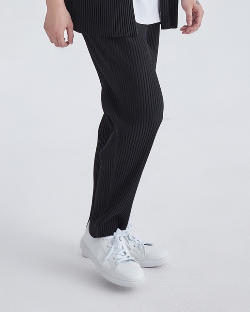 Ribbed Cotton Pantalon - Soft, Breathable Everyday Comfort