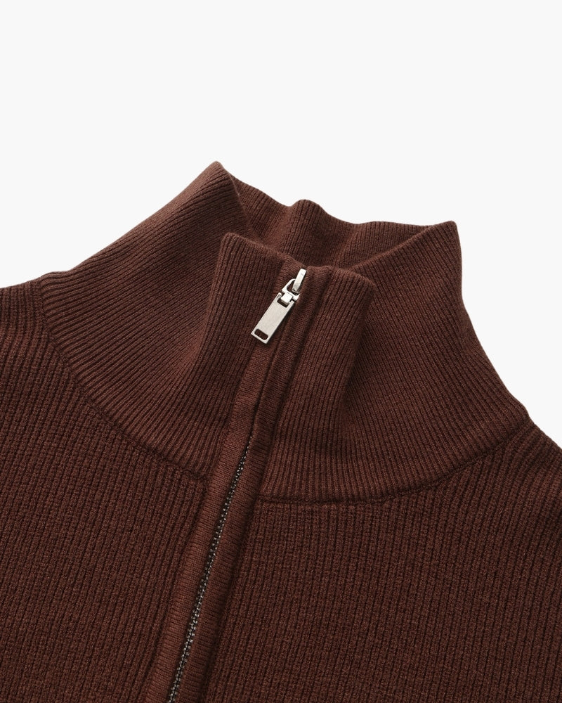 Elevated Half-Zip Knit Pullover
