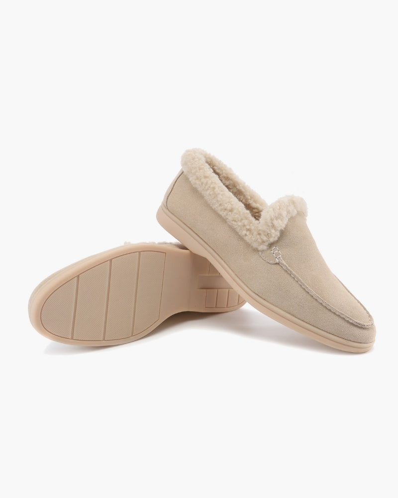 Luxurious Fur-Lined Premium Loafers