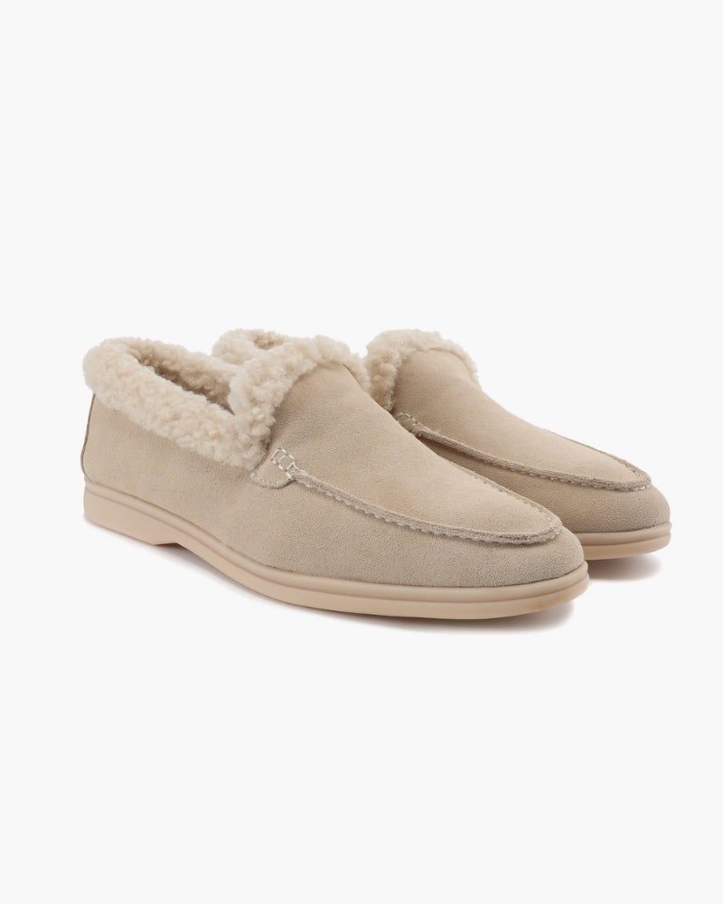Luxurious Fur-Lined Premium Loafers