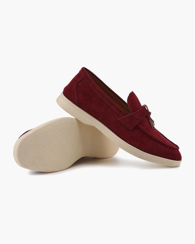 Old Money Suede Loafers for Women – Timeless, Sophisticated Style