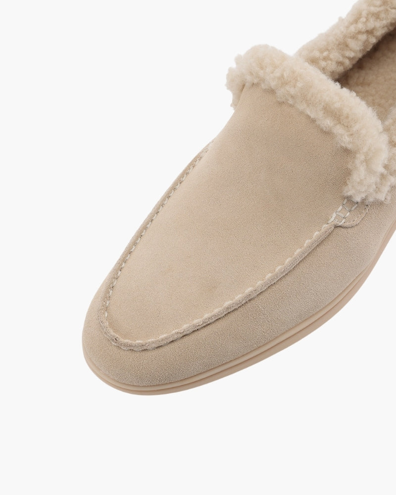 Luxurious Fur-Lined Premium Loafers