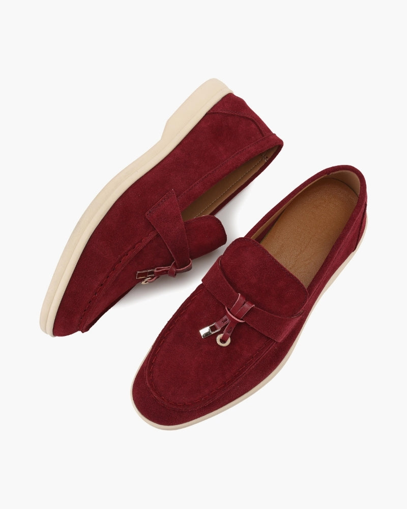 Old Money Suede Loafers for Women – Timeless, Sophisticated Style