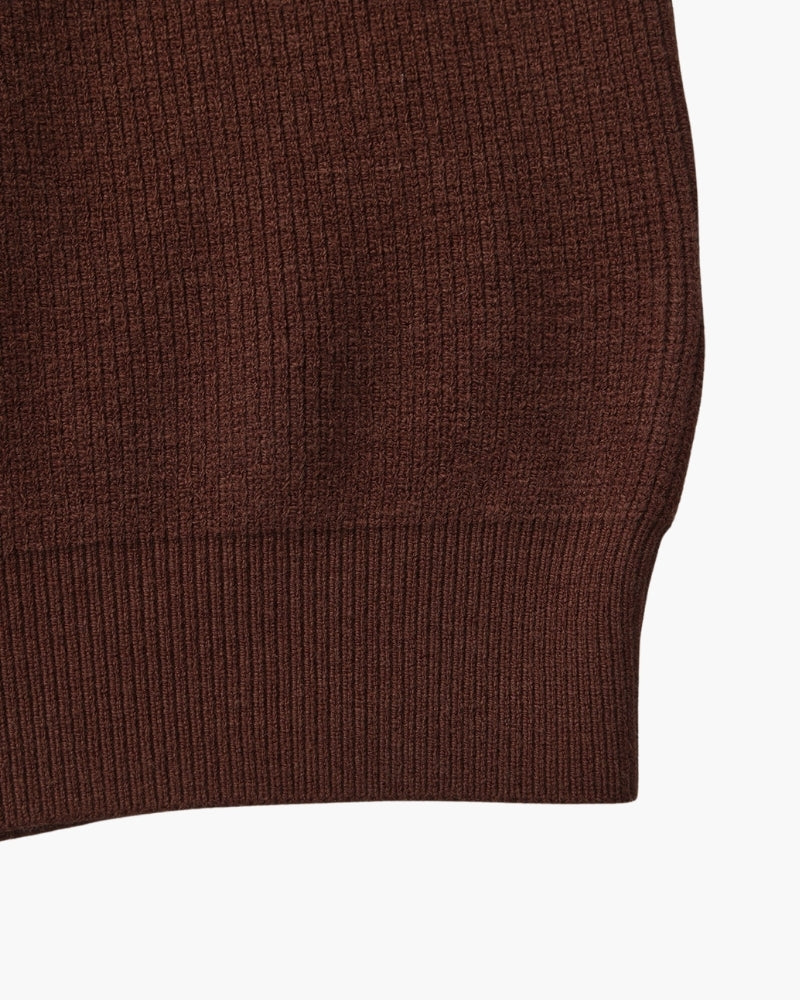 Elevated Half-Zip Knit Pullover
