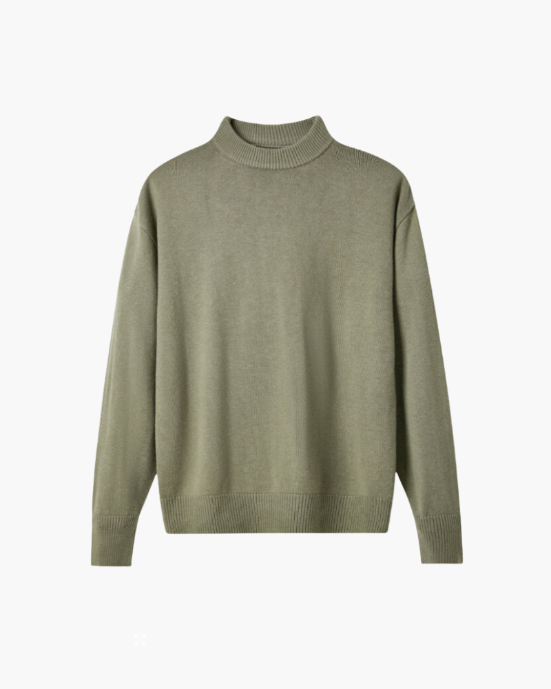 Luxurious 100% Premium Wool Turtleneck Sweater