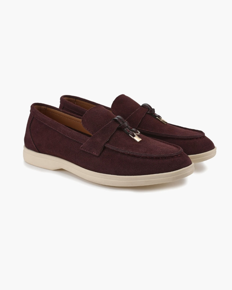 Old Money Suede Loafers for Women – Timeless, Sophisticated Style