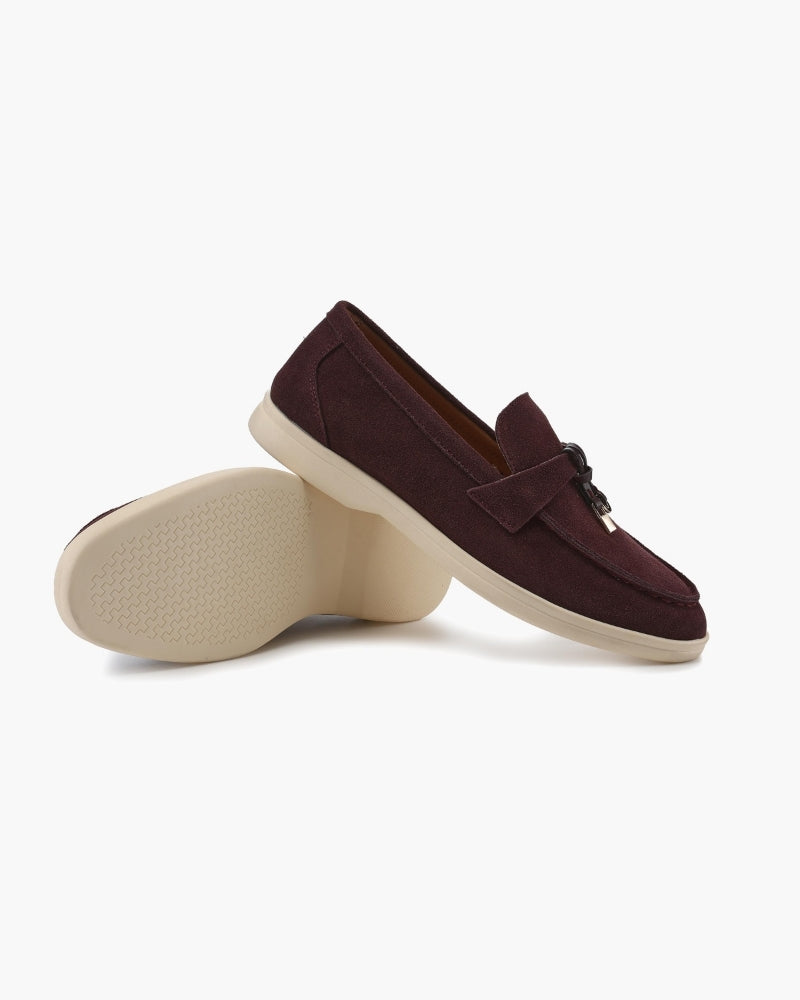 Old Money Suede Loafers for Women – Timeless, Sophisticated Style
