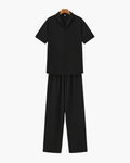 Polo & Pantalon Set – Style Décontracté et Confort