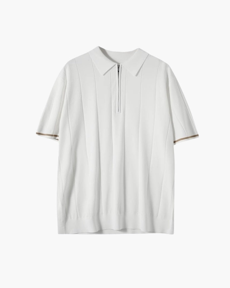 Signature Polo Shirt with Bold Contrast Trim
