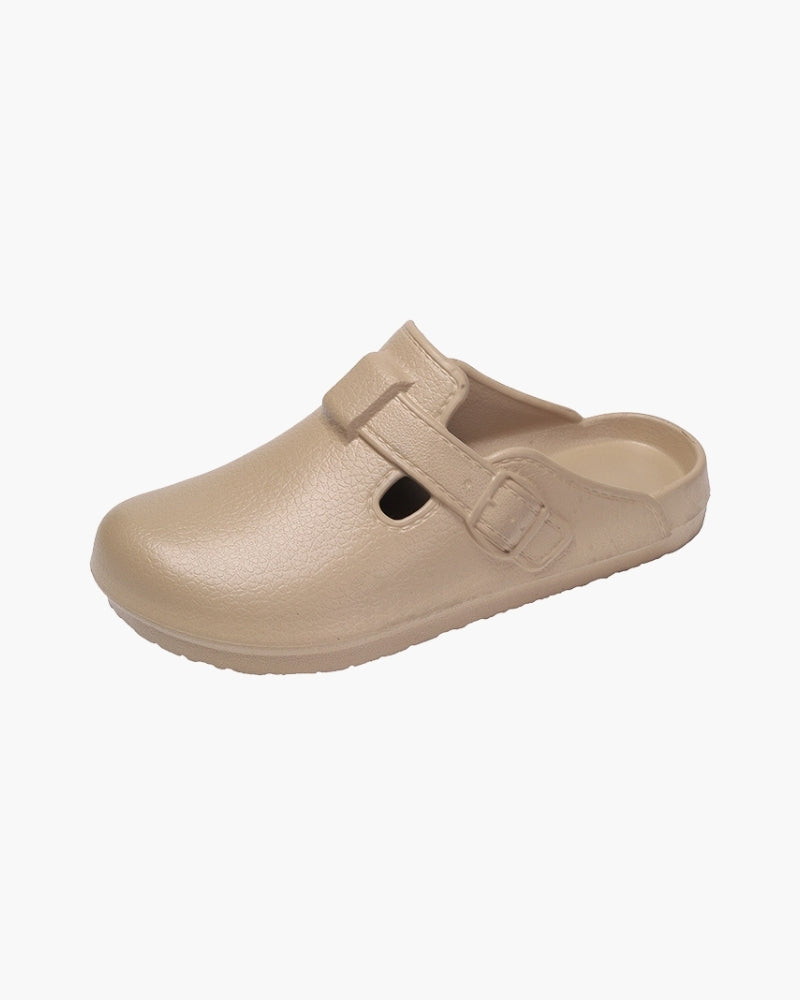 Timeless Waterproof Buckle Clogs - All-Day Comfort