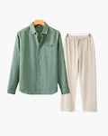Old Money Linen Set - Long Sleeve