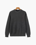 Cozy Rib Knit Crewneck Sweater