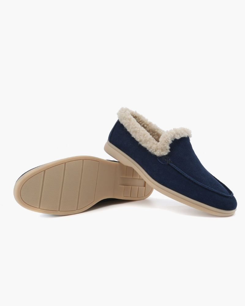 Luxurious Fur-Lined Premium Loafers