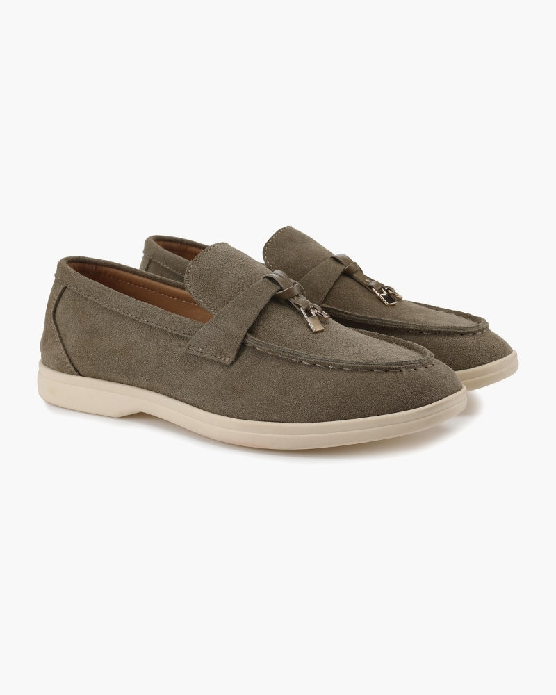 Old Money Suede Loafers for Women – Timeless, Sophisticated Style