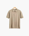 Marbella Zip-Up Polo Shirt - Sleek Comfort, Everyday Style