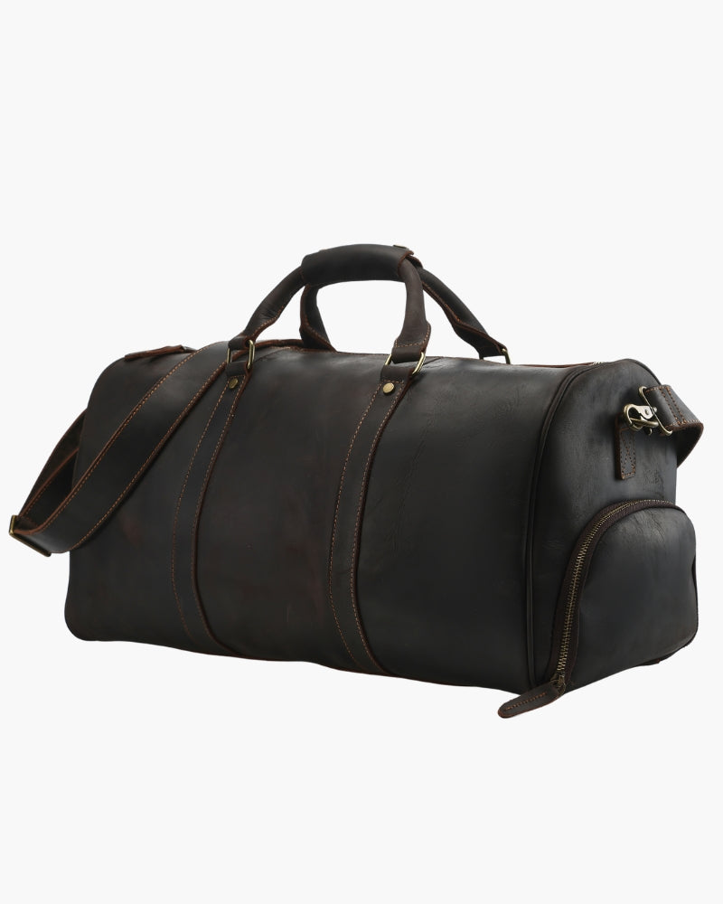 Montague Leather Duffle Bag - Timeless Style for Weekend Getaways