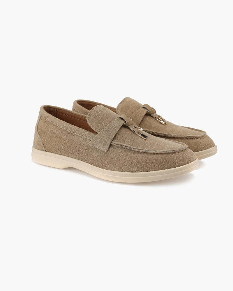 Old Money Suede Loafers for Women – Timeless, Sophisticated Style