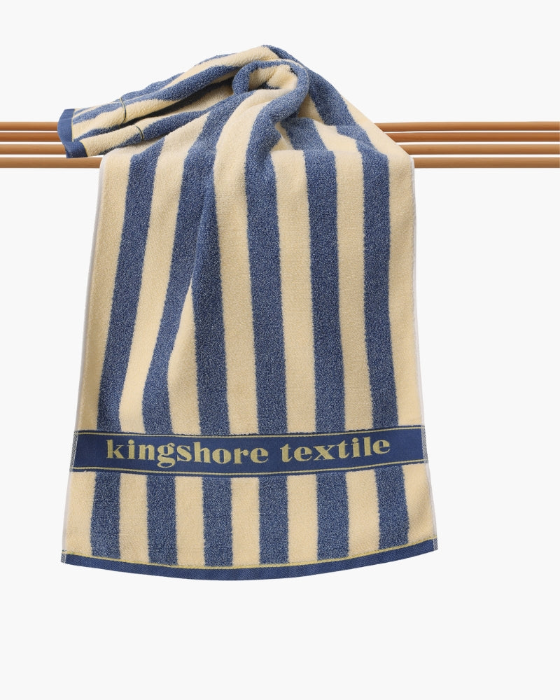 Coastal Stripe Hand Towel - Soft, Absorbent & Ocean-Inspired