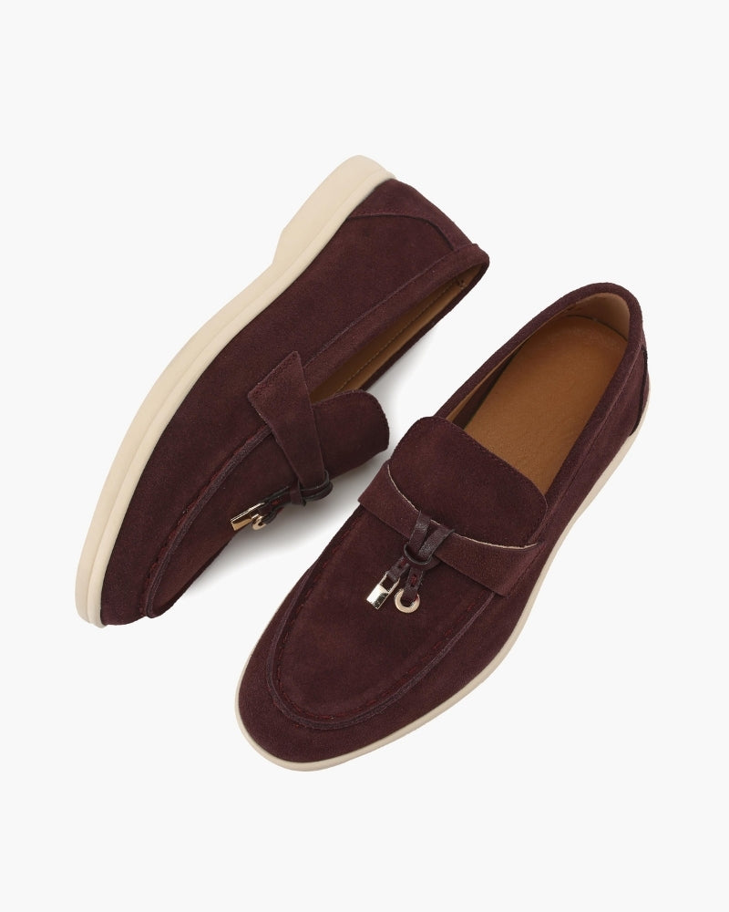 Old Money Suede Loafers for Women – Timeless, Sophisticated Style