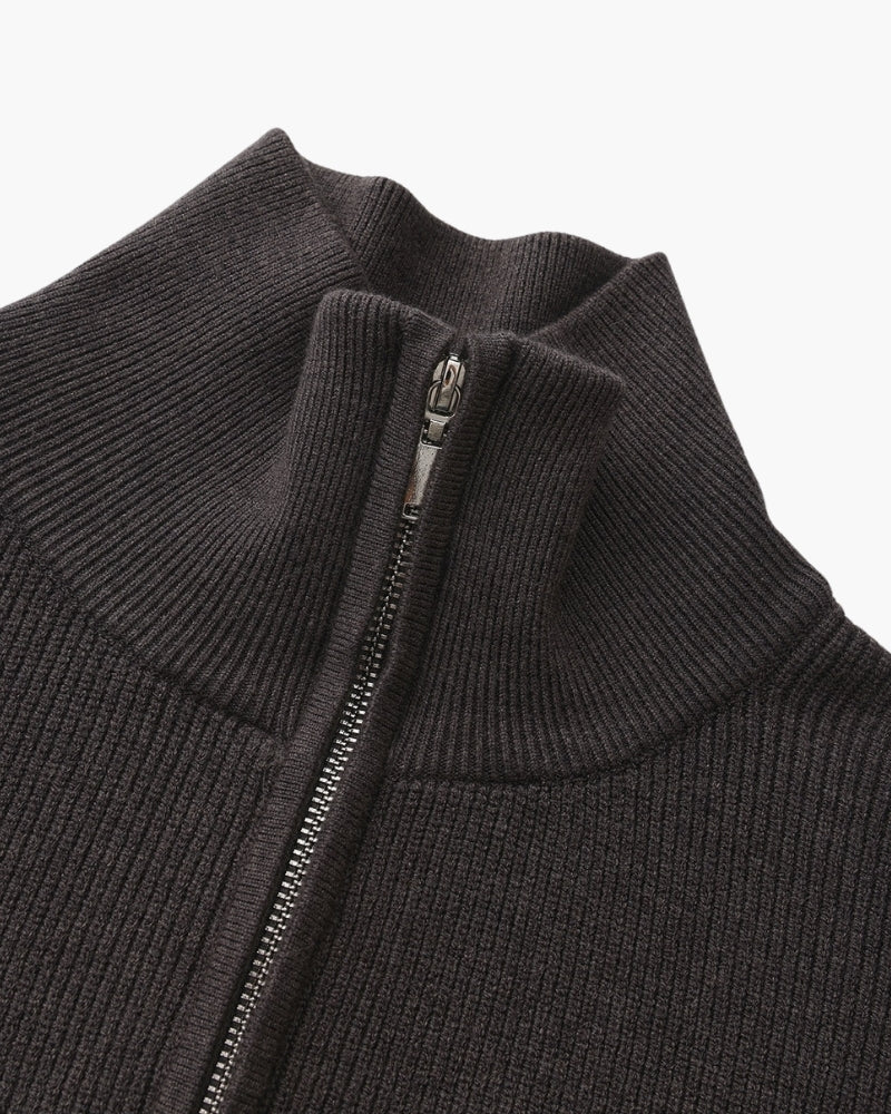 Elevated Half-Zip Knit Pullover