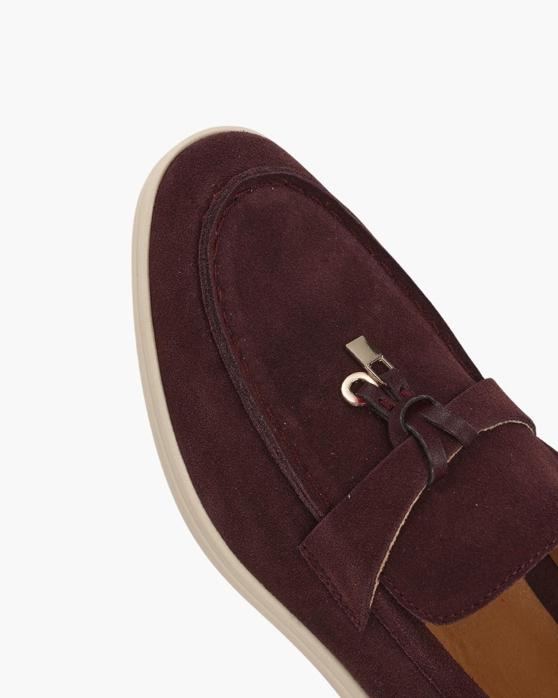 Old Money Suede Loafers for Women – Timeless, Sophisticated Style