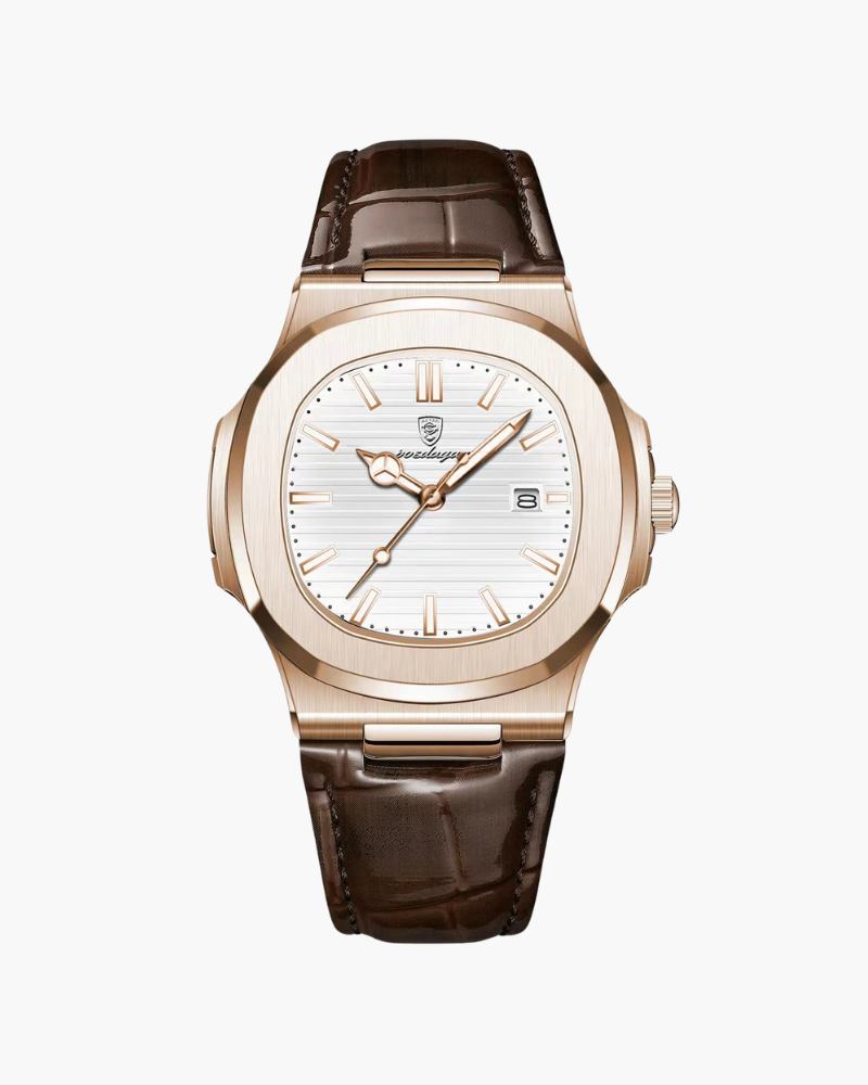 Lisbon Leather Timepiece — Sleek, Handcrafted Elegance