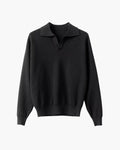 Textured Knit Polo Sweater - Cozy, Polished Everyday Essential