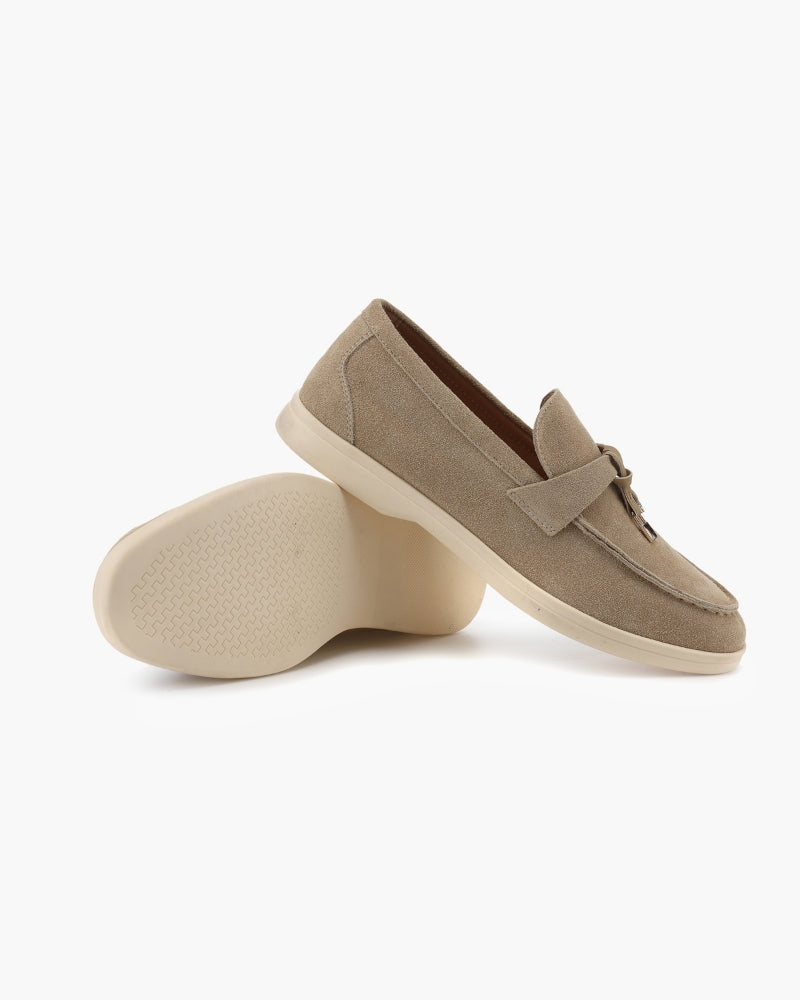 Old Money Suede Loafers for Women – Timeless, Sophisticated Style