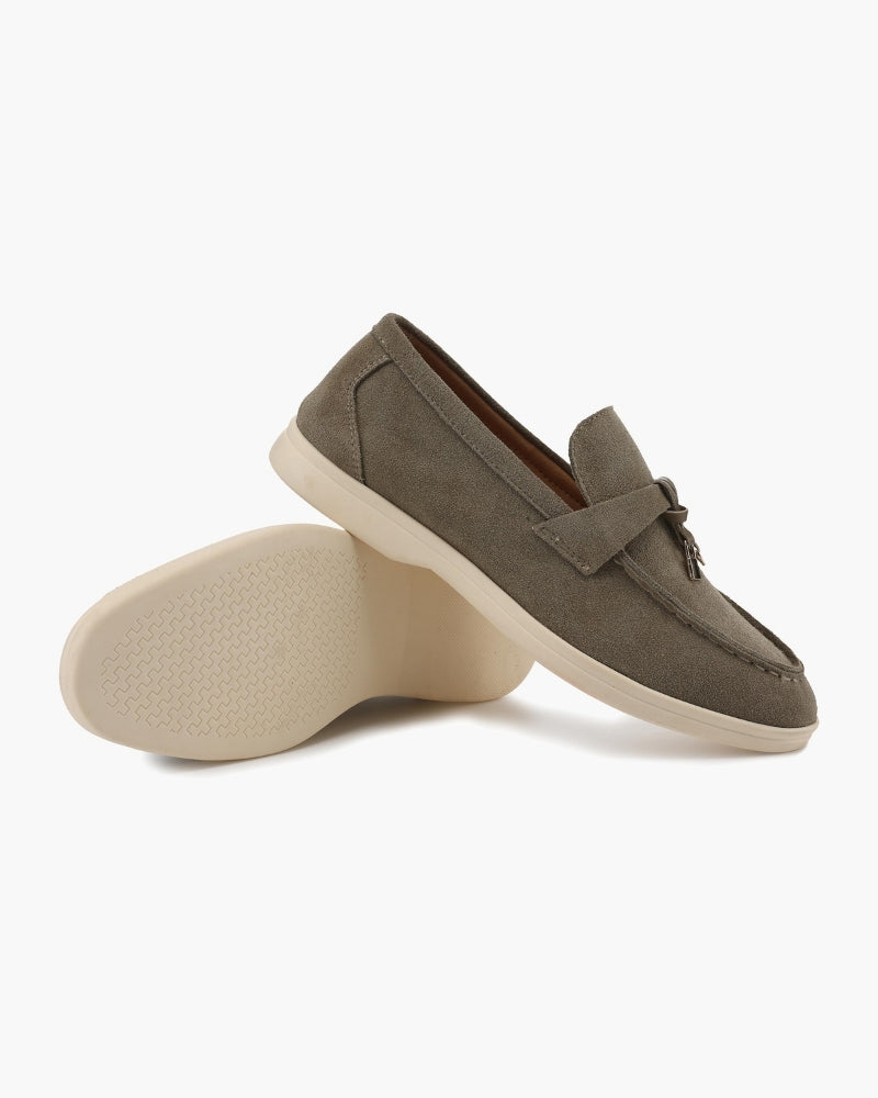 Old Money Suede Loafers for Women – Timeless, Sophisticated Style