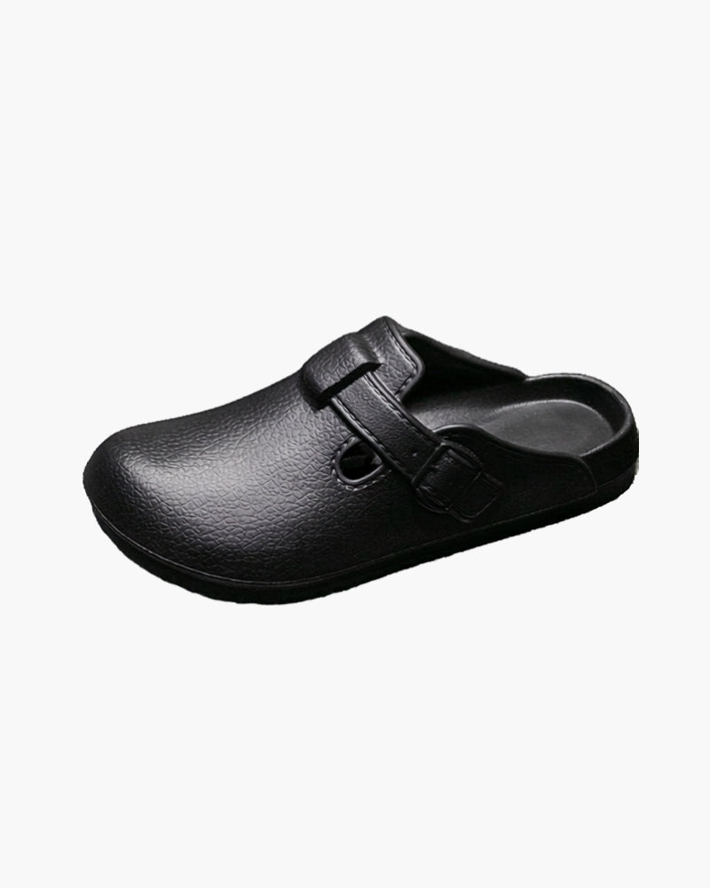 Timeless Waterproof Buckle Clogs - All-Day Comfort