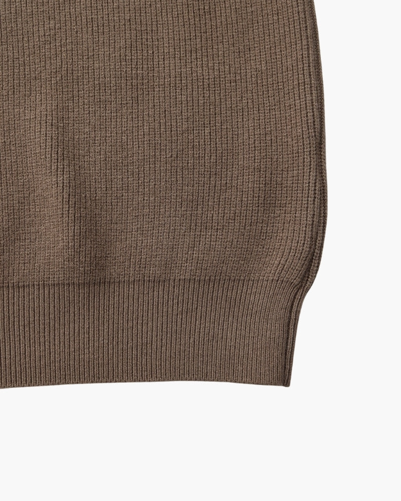 Elevated Half-Zip Knit Pullover