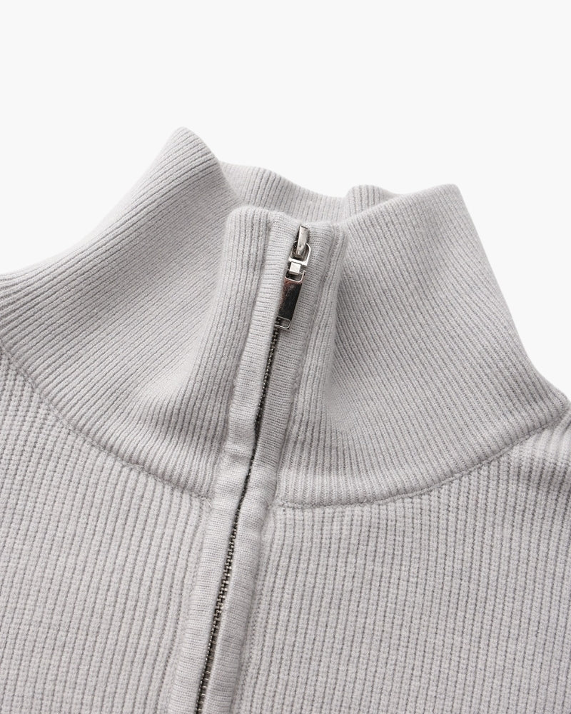 Elevated Half-Zip Knit Pullover