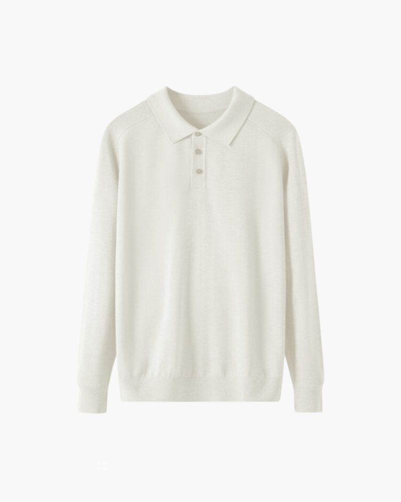 Luxurious 100% Wool Polo Shirt