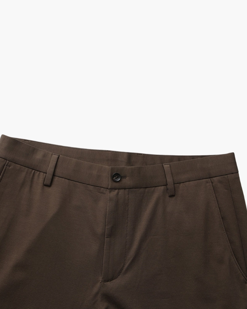Tailored Wool-Blend Trousers