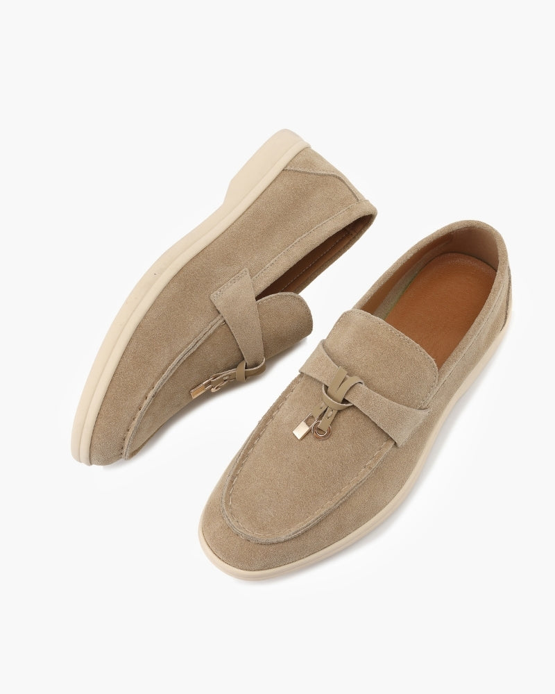 Old Money Suede Loafers for Women – Timeless, Sophisticated Style