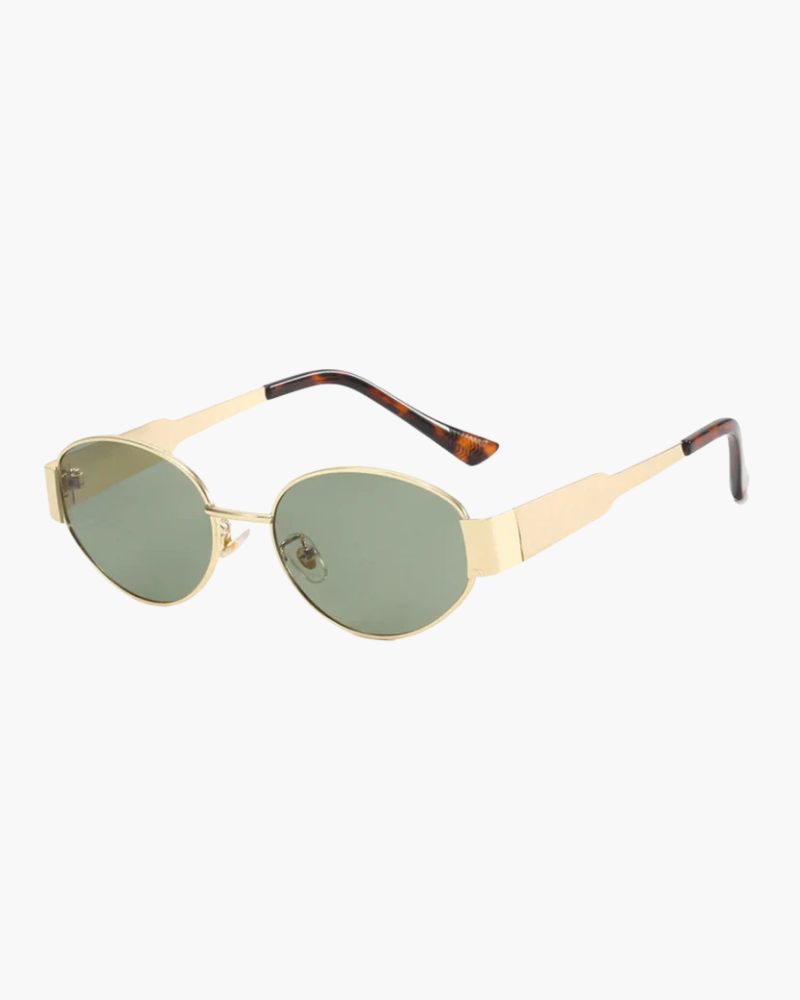 Emerald Green Sunglasses - Sleek UV-Protective Eyewear