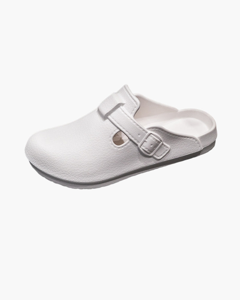 Timeless Waterproof Buckle Clogs - All-Day Comfort