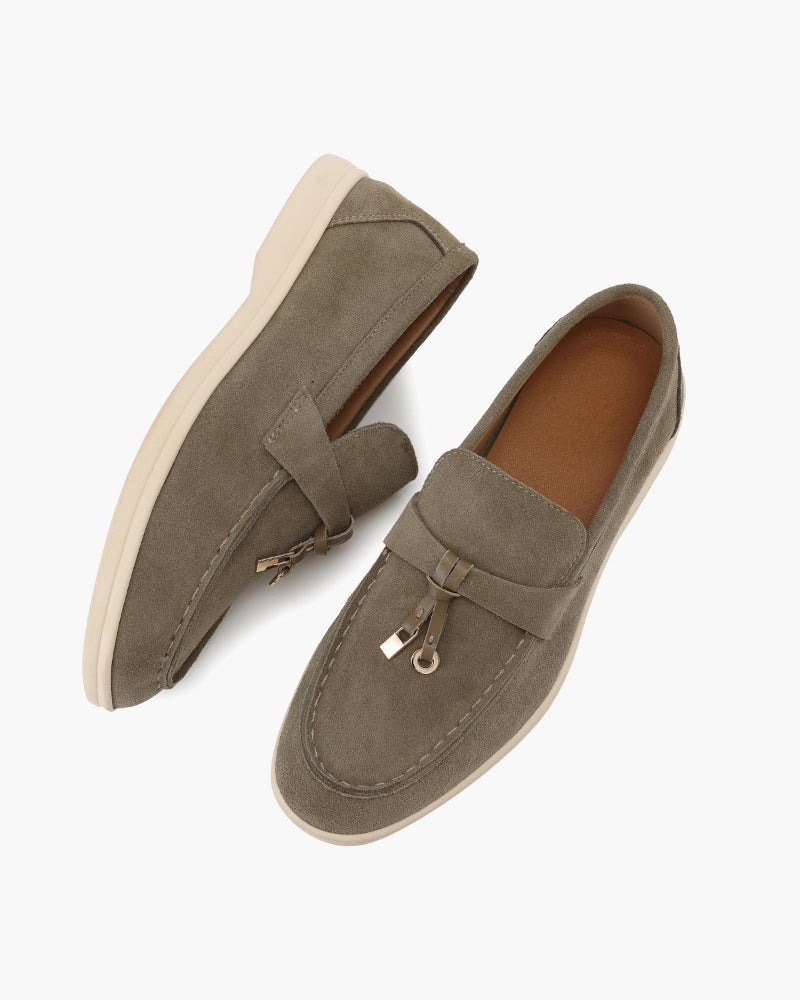 Old Money Suede Loafers for Women – Timeless, Sophisticated Style