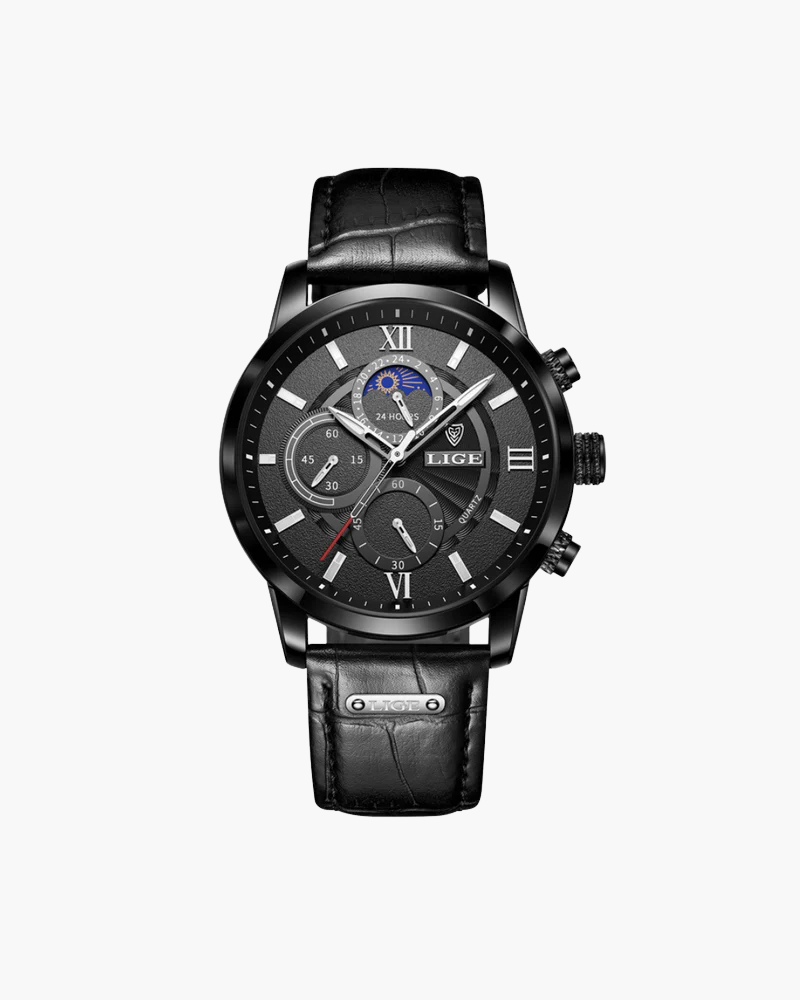 Lugano Classic Waterproof Watch – Timeless Style with All-Weather Durability