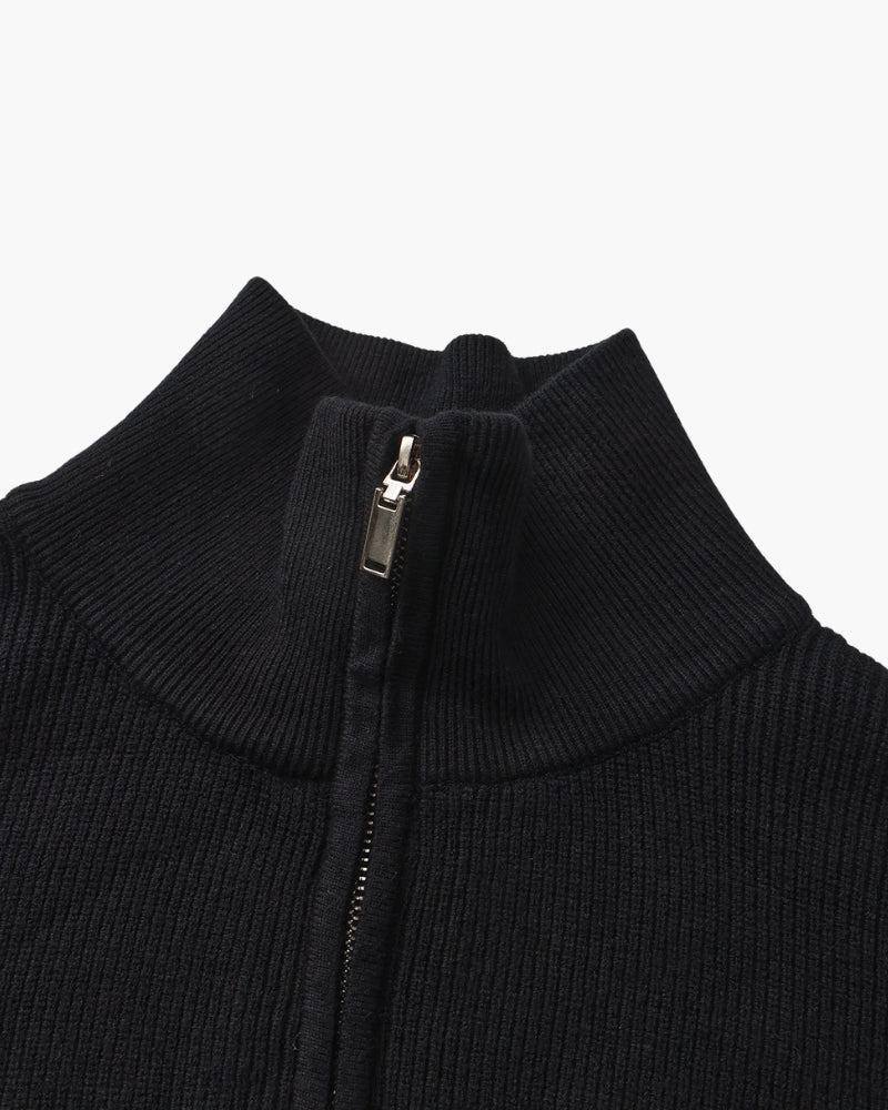 Elevated Half-Zip Knit Pullover