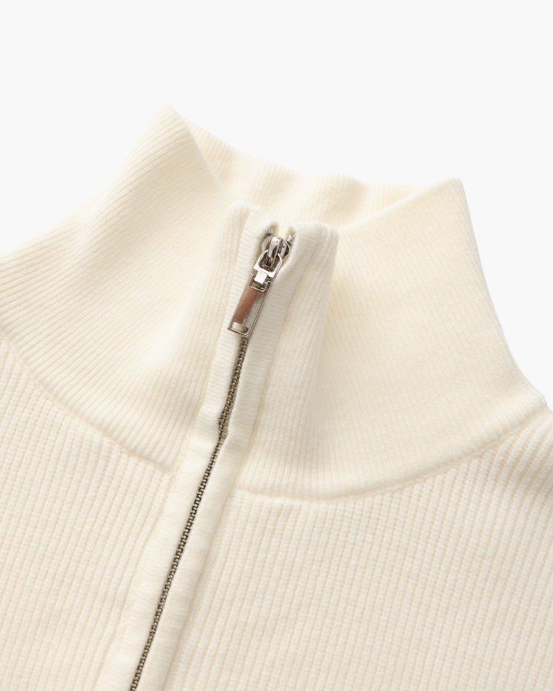 Elevated Half-Zip Knit Pullover
