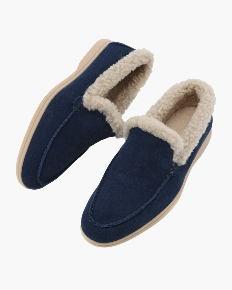Luxurious Fur-Lined Premium Loafers