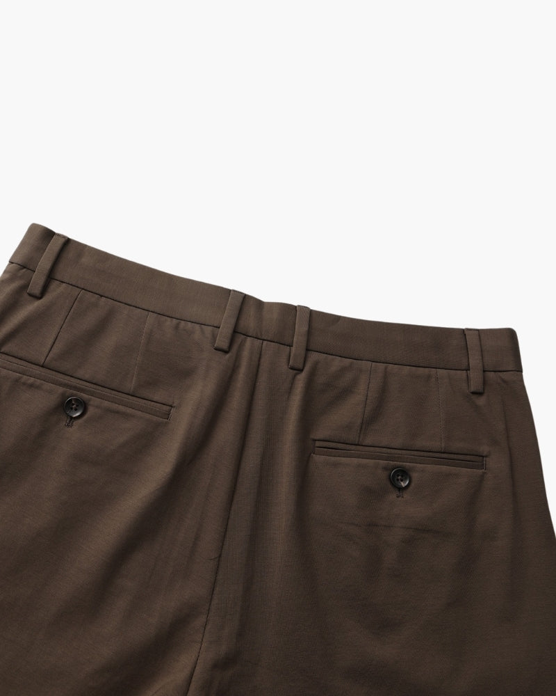 Tailored Wool-Blend Trousers