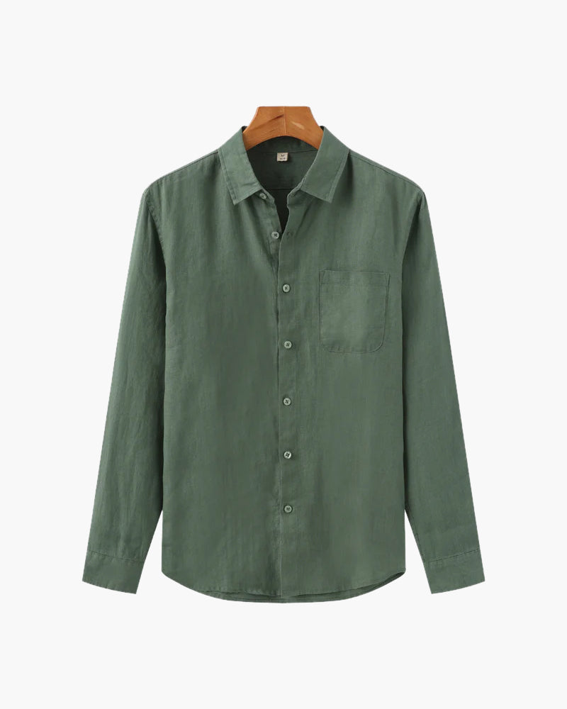 Cape Town Linen Shirt – 100% Pure Linen, Breathable & Stylish