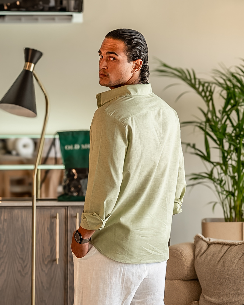 Cape Town Linen Shirt – 100% Pure Linen, Breathable & Stylish