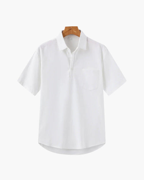 Casablanca Linen Polo Shirt