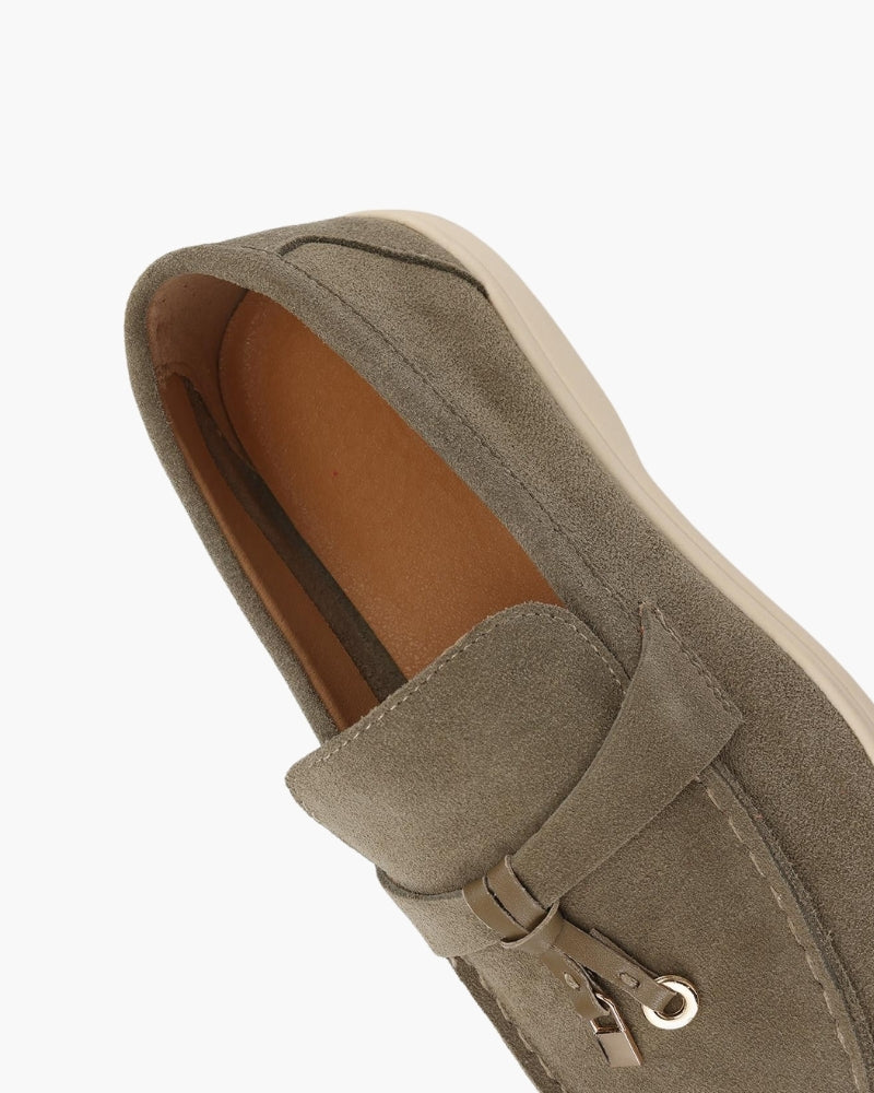 Old Money Suede Loafers for Women – Timeless, Sophisticated Style
